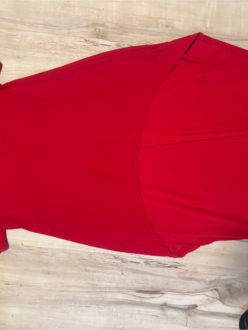 Love Red Scoop Neck Top
